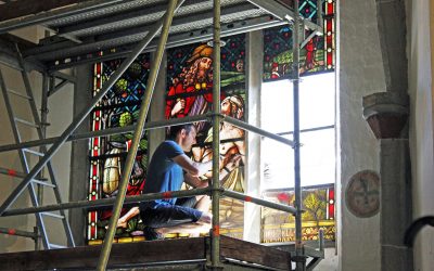 St. Simeonis: Sanierung des Samariterfensters beginnt