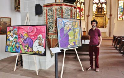 St. Simeonis zeigt Bilder von Mohamed Aziz El Khiar