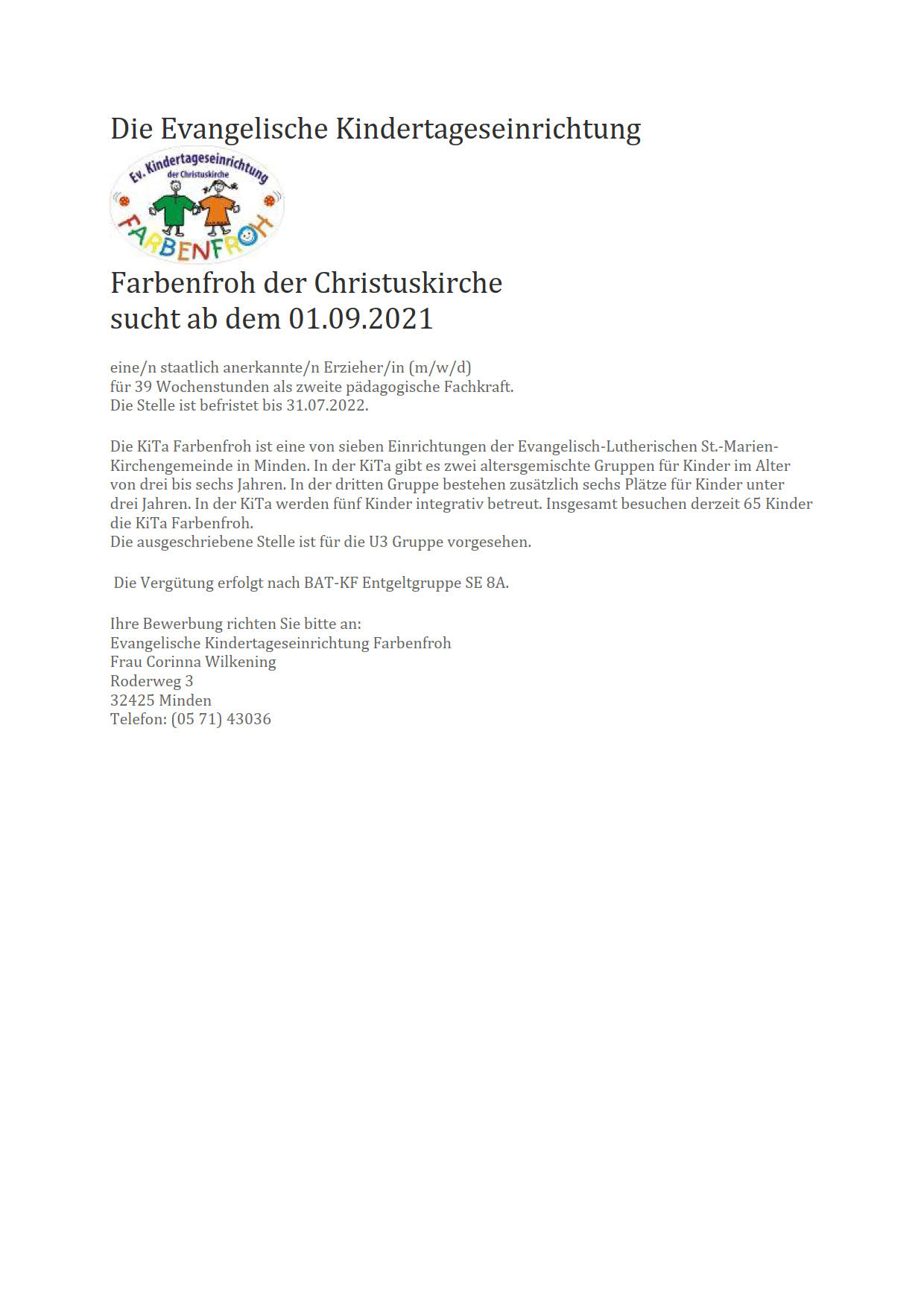 Stellenanzeige Farbenfroh_2