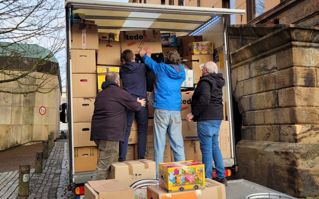 Hilfstransport des Kirchenkreises ist unterwegs