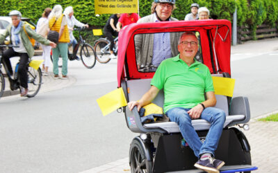 Mit der Rikscha in den Ruhestand: Letzter Arbeitstag für Ulrich Schlomann