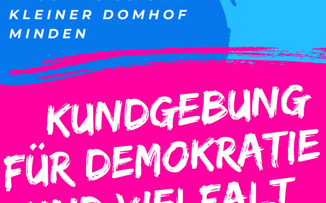 Kundgebung für Demokratie und Vielfalt am 22. März