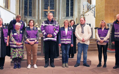 Gelungene Premiere: Blaulicht-Gottesdienst in der Mindener St.-Martini-Kirche