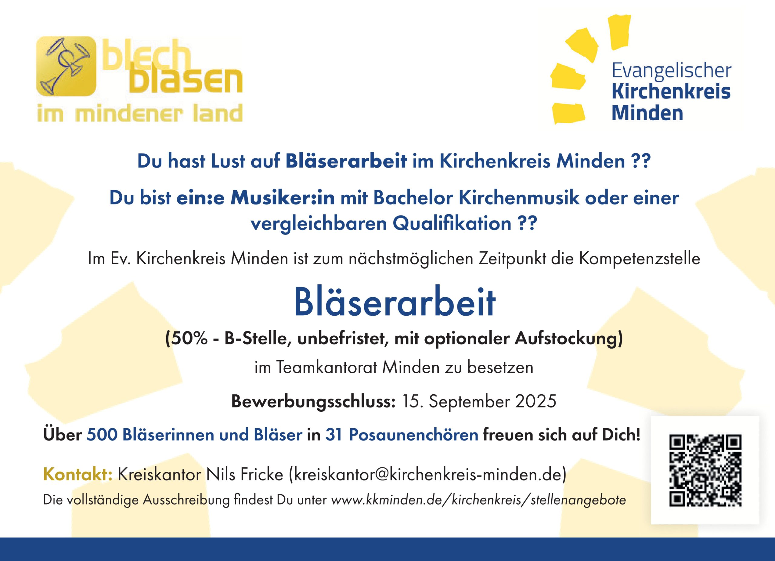 Teamkantorat III Minden - Ausschreibung kurz-1