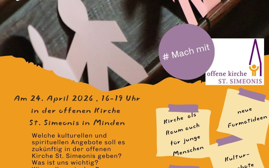 Plakat zur Denkwerkstatt St. Simeonis